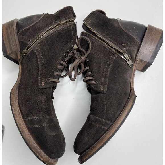 Freebird By Steven Men's Nate Brown Leather Boots Size 10 - Picture 11 of 14